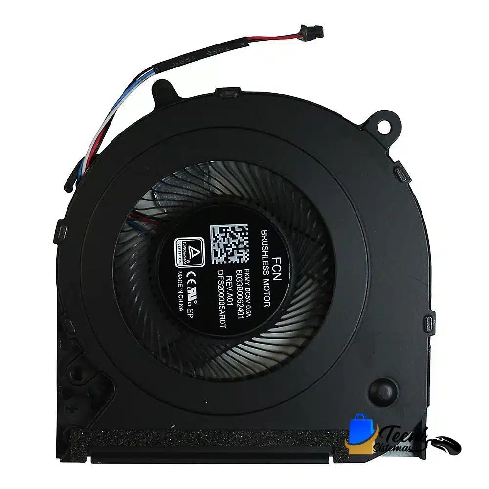 147255226_max Ventilador CPU HP 14-CF 14-CK 14-CM 240 G7 246 G7, P/N 6033B0062401, 5V DC