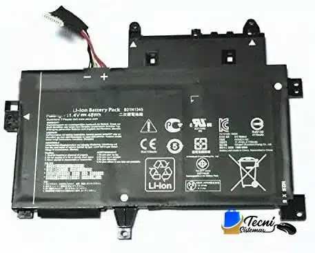 41bkClDZaiL._AC_ Batería compatible ASUS B31N1345 11.4V 50Wh Li-ion 3 celdas