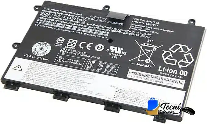 45N1750 45N1751 Batería original Lenovo 45N1750 45N1751 10.8V 24Wh compatible con ThinkPad X240 X250 X260