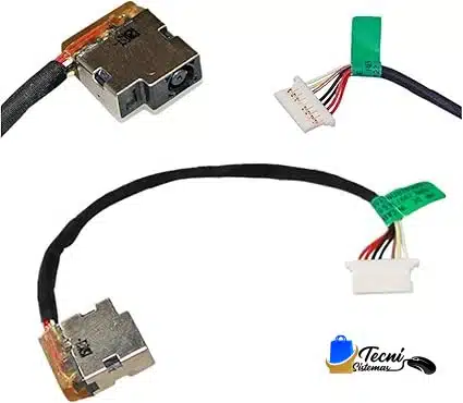 51usdTcmdkL._AC_SX425_ Jack de carga DC HP para series 240, 246, 250, 255 G4 y G5, conector 4.5mm x 3.0mm, 19V, P/N 799736-S57