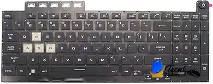 61G9VxtIvAL._AC_SX425_ Teclado Asus TUF Gaming F15 FX506 FA506 FX706 FA706 RGB retroiluminado US