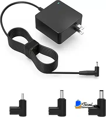 61NaodECpjL._AC_SL400_ Cargador ASUS 65W compatible 19V 3.42A conector redondo 5.5x2.5 mm incluye varias puntas