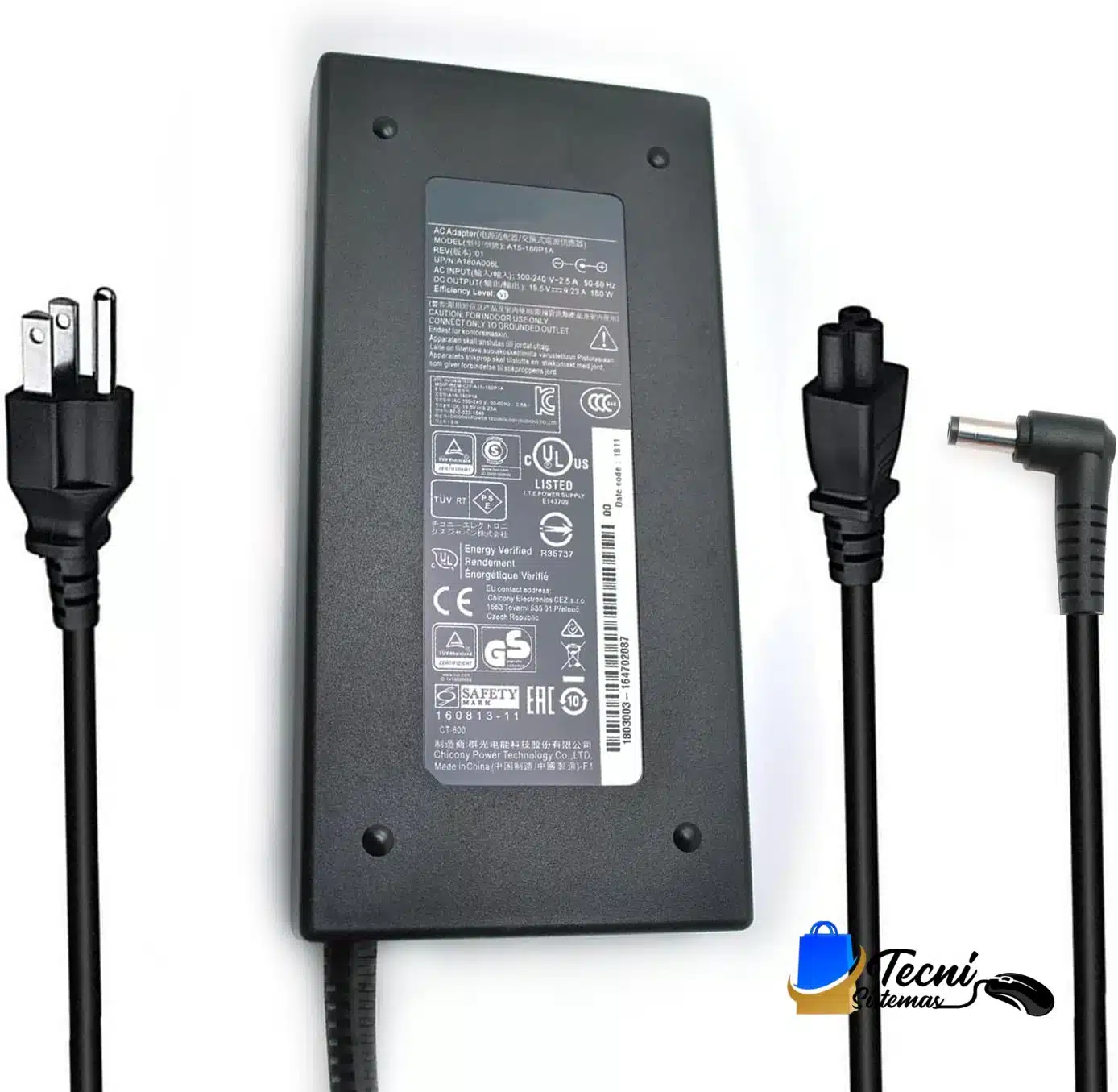 61XdLy0-SeL._AC_SL1500_ Cargador compatible MSI A15-180P1A 180W 19.5V 9.23A conector 5.5x2.5mm