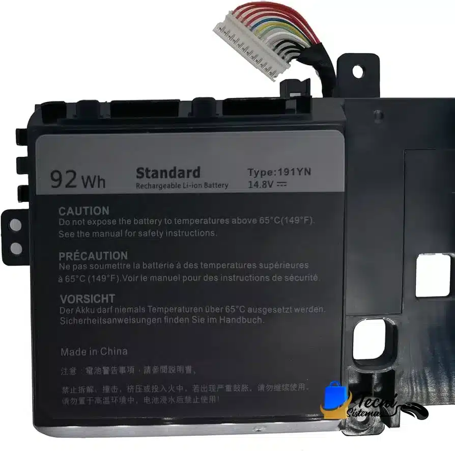 61knMOT2MQL._AC_UF894,1000_QL80_ Batería compatible Dell 191YN 14.8V 92Wh Li-ion para Dell Precision y Latitude — vista 3