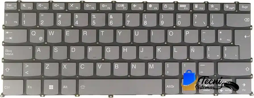71Nw18gBMDL._AC_UF894,1000_QL80_ Teclado de repuesto para laptop Lenovo IdeaPad S145-15IWL Español Retroiluminado sin botón de encendido