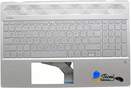 71Vi8aC2MKL._AC_SX425_ Palmrest HP Pavilion con teclado retroiluminado para 15-CS y 15-CW, repuesto L24752-001