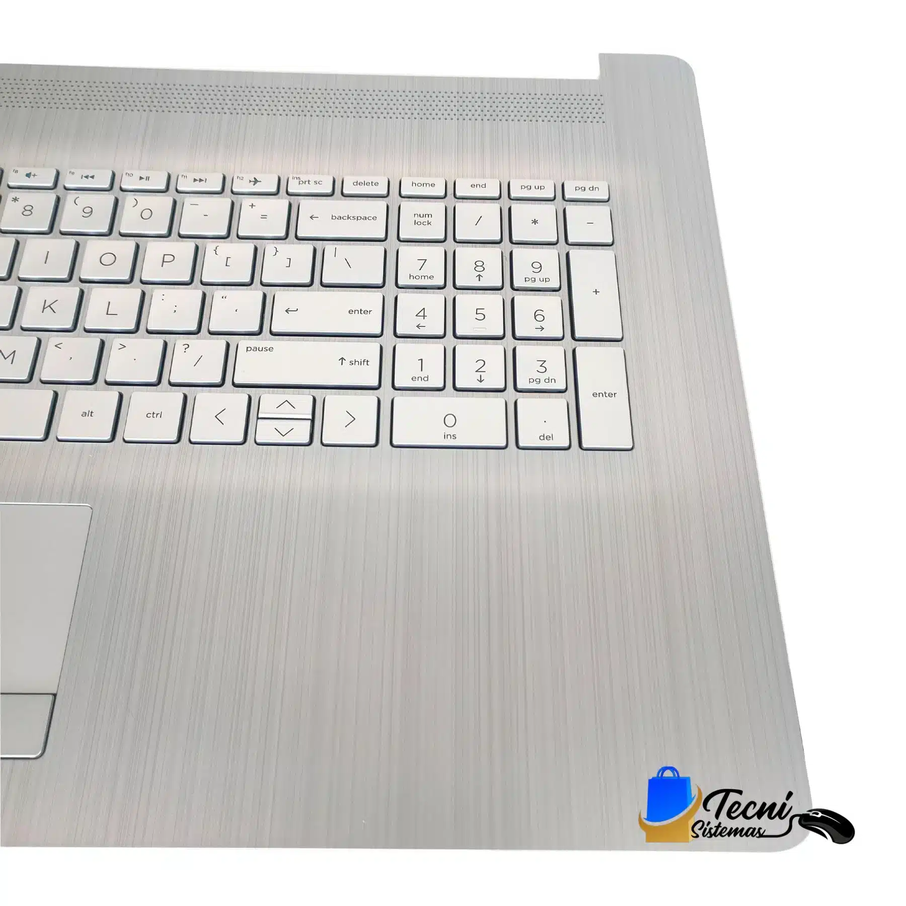 Version 1.0.0 Palmrest con teclado retroiluminado y touchpad PTP HP 17-BY 17-CA 17T-BY 17Z-CA L92783-001 — vista 2