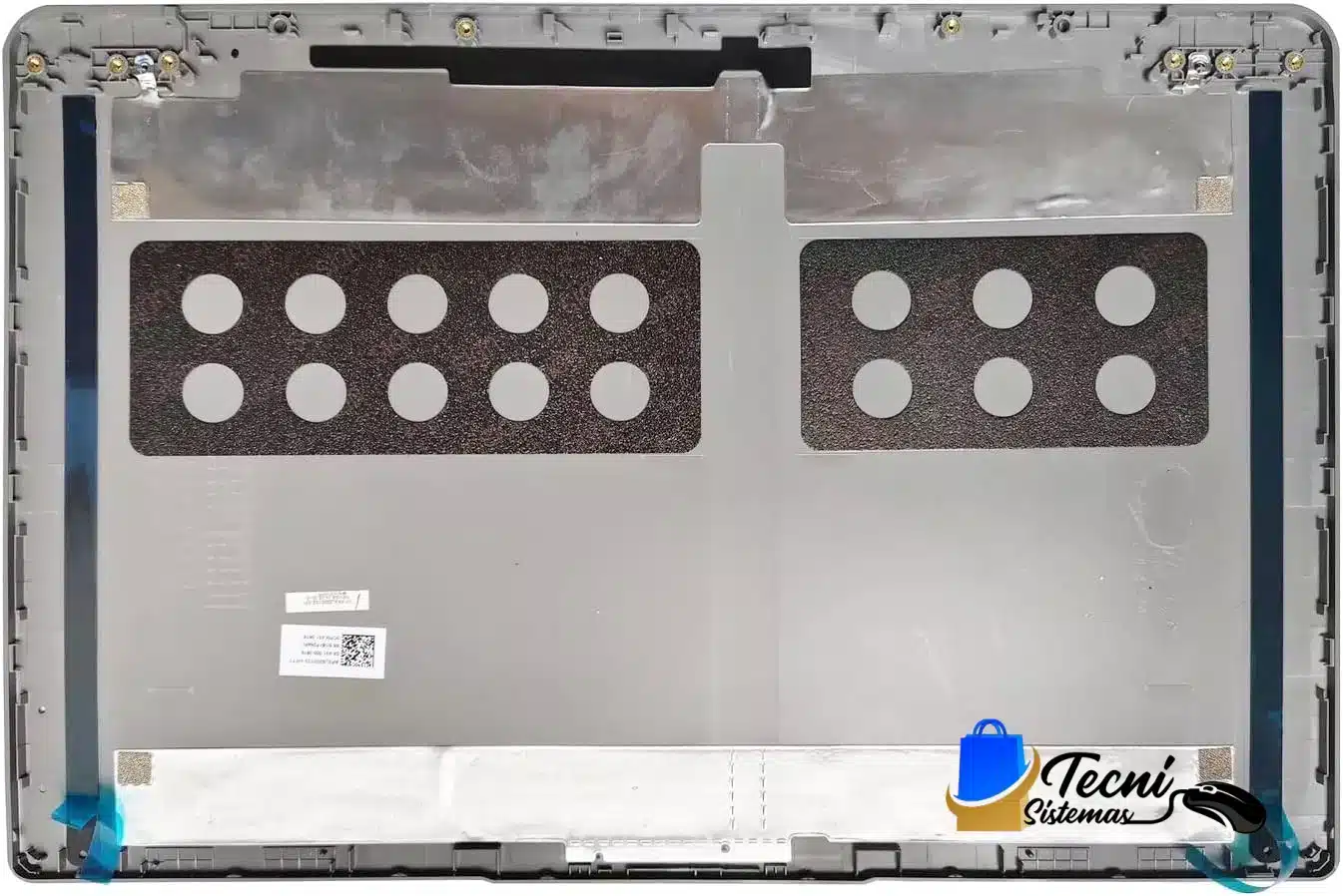 71jTVbwhFzL._AC_SL1464_ Tapa trasera para laptop Lenovo IdeaPad 1 14ADA7 / 14AMN7 en color plata, repuesto compatible con P/N 5CB1F28481 — vista 3