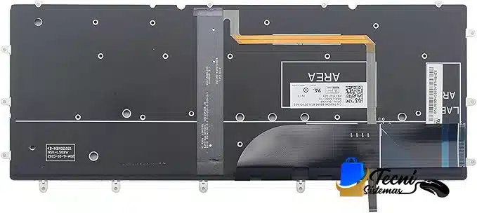 71l7XLUk+HL._AC_SX679_ Teclado interno Dell 0VNM3H NSK-E1REV 01 con retroiluminación LED — vista 2