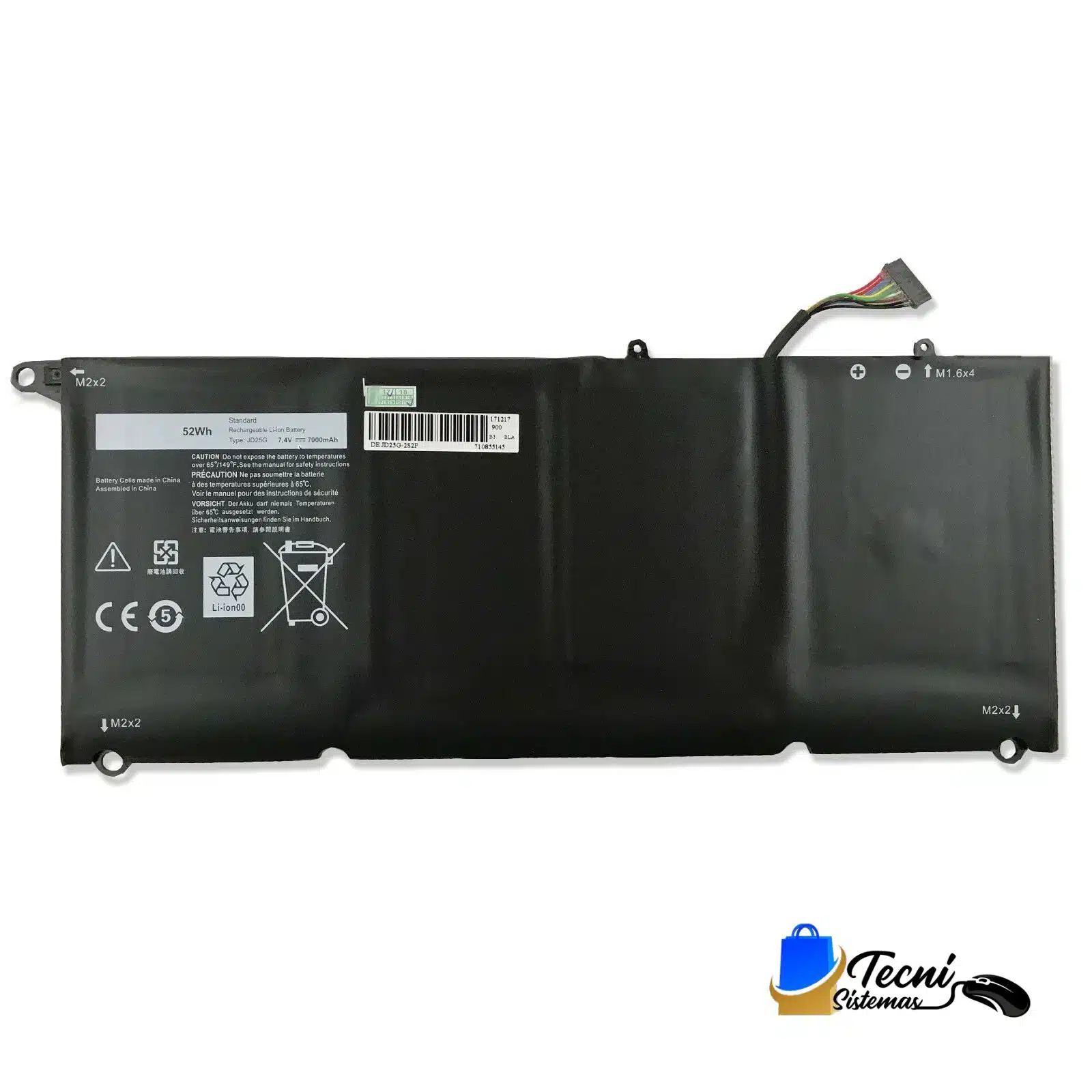 90V7W JD25G Bateria-compatible-dell-90v7w-jd25g-jhxpy-5k9cp-li-ion-7-4v-52wh-01