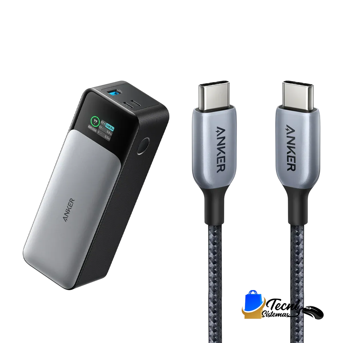 A1289011_A88650A1 Cargador Anker 140 W Alta Velocidad 4 puertos USB-C PD 3.1 con pantalla modelo A2697 — vista 2