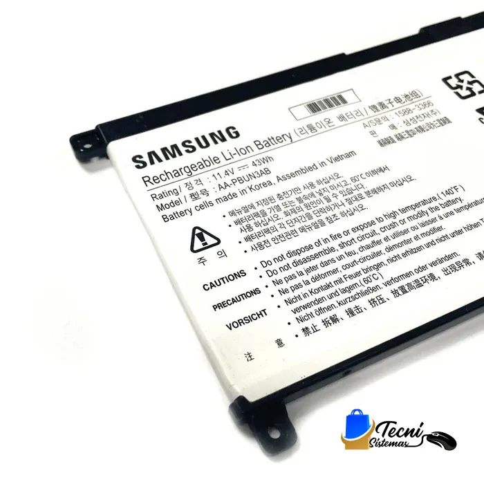AA-PBUN3AB 2 Batería Original Samsung AA-PBUN3QB 11.1V 43Wh — vista 2