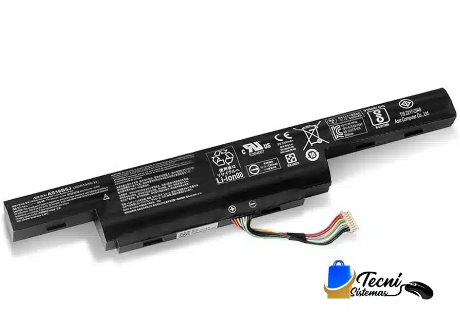 BATERIA COMPATIBLE ACER AS16B8J Batería compatible Acer AS16B8J 14.8V 2200mAh para portátiles Aspire y Nitro