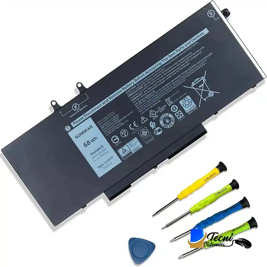 BATERIA COMPATIBLE DELL 3HWPP Batería compatible Dell 3HWPP 11.4V 42Wh