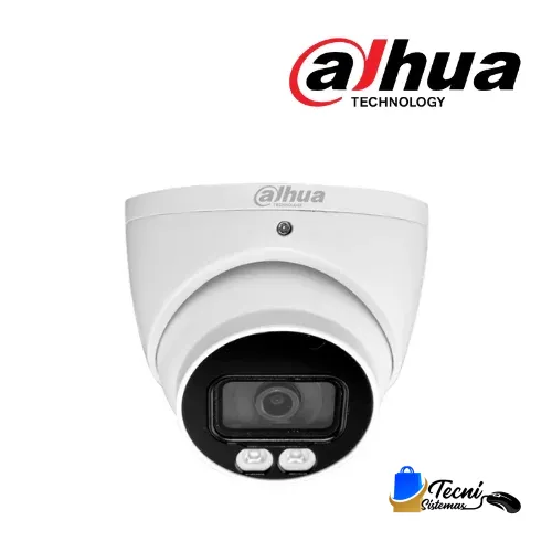 Cámara IP Domo Torreta Semimetálica FullColor 2MP 30FPS Lente 2.8mm WDR Mic LED 30m PoE IP67 Camara-ip-domo-torreta-semimetalica-fullcolor-2mp-30fps-lente-2-8mm-wdr-mic-led-30m-poe-ip67-01