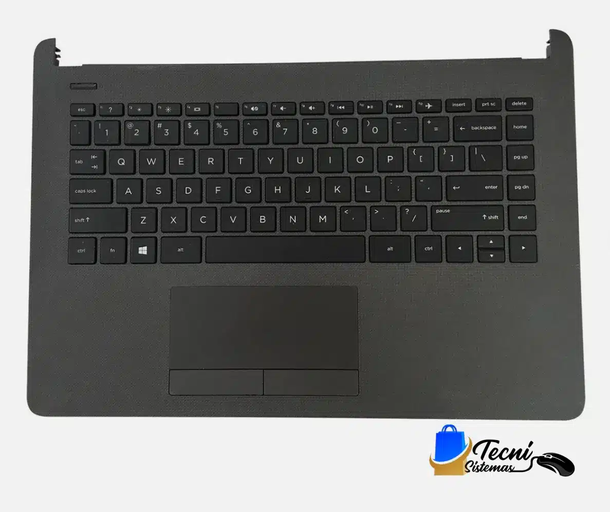 Captura de pantalla 2025-11-25 155841 Palmrest con teclado y touchpad HP 240 G6 245 G6 246 G6 14-BS P/N 929159-001