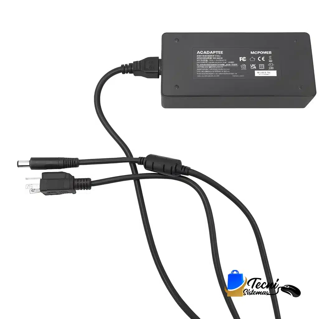 ChatGPT Image 10 dic 2025, 01_36_08 p.m. Cargador compatible Dell 180W certificado UL para Precision 7520, 7530, 7510, M4800, M6600 e Inspiron One
