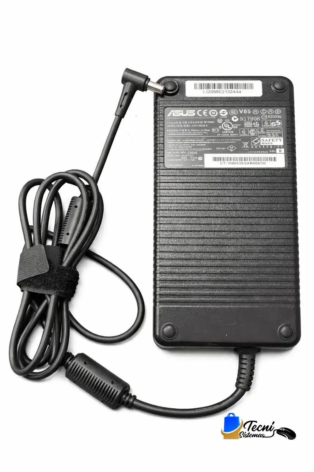 ChatGPT Image 12 mar 2026, 11_22_40 a.m. Cargador original ASUS ADP-230GB B 230W 19.5V 11.8A conector 6.0x3.7mm para ROG Zephyrus y Strix