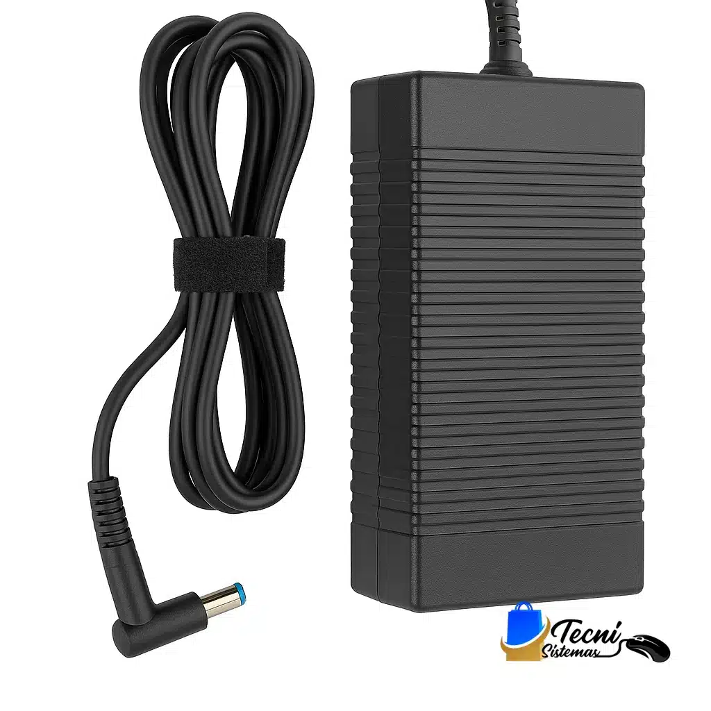 ChatGPT Image 29 oct 2025, 12_51_18 Cargador Original HP 180W Punta Azul 19.5V 9.23A Modelo PA-1181-02 — vista 2