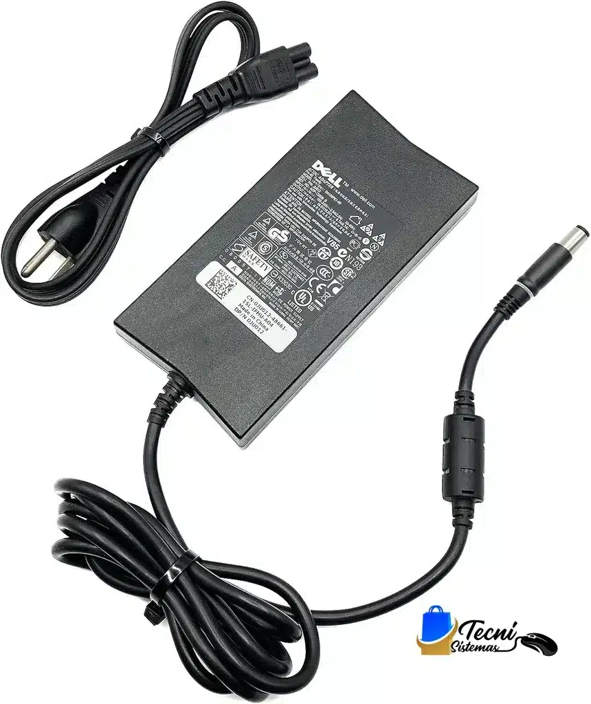 DELL 130W Cargador original Dell 130W 19.5V 6.7A conector 7.4x5.0mm