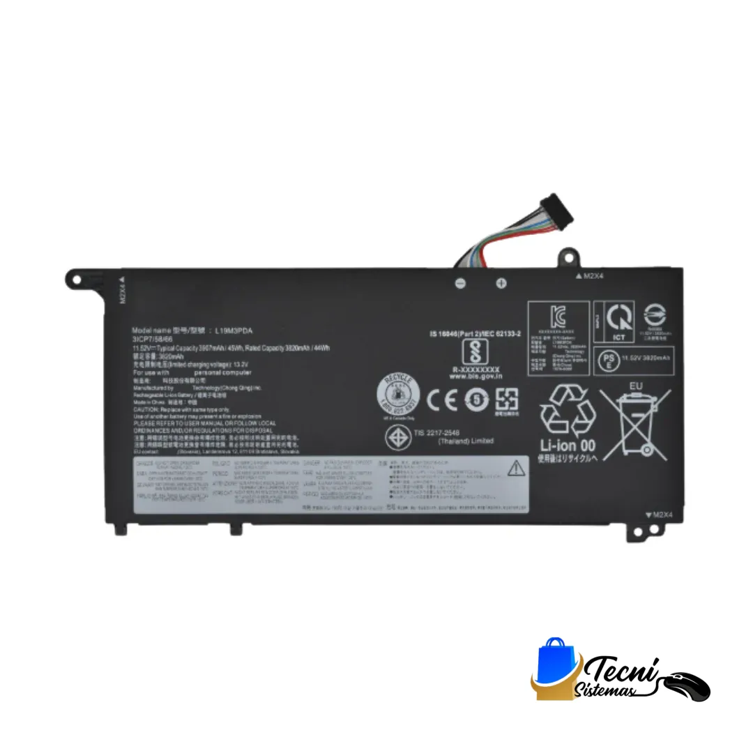 LENOVO-L19L3PDA-L19C3PDA-L19M3PDA-L19D3PDA-BATTERY_7d53a76f-2809-4f46-b75f-ccc04b4f6453 Batería compatible Lenovo ThinkBook 14/15 G2-G3 L19C3PDA L19L3PDA 11.52V 45Wh Li-ion