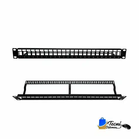 Patch panel 24 puertos modular Patch-panel-24-puertos-modular-lantek-ltk-pp24mod-01