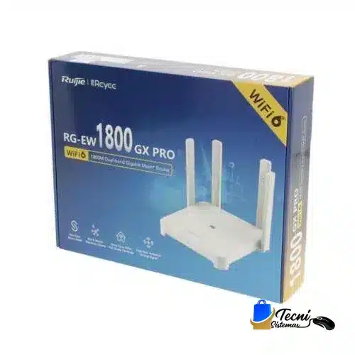 RGEW1800GXPRO Router Mesh Wi-Fi 6 Gigabit Ruijie RG-EW1800GX PRO doble banda 1800 Mbps