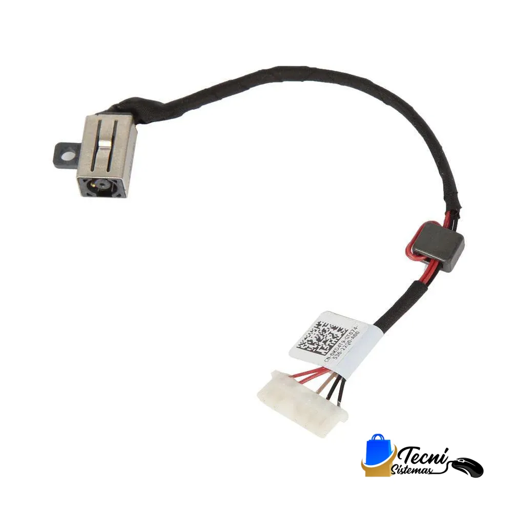 RN9050-1_1024x1024 Jack de carga para Dell Inspiron 14 3000 3458 / 15 5000 5555 5558, conector hembra 4.5x3.0mm 19.5V, modelos DC30100UD00 KD4T9
