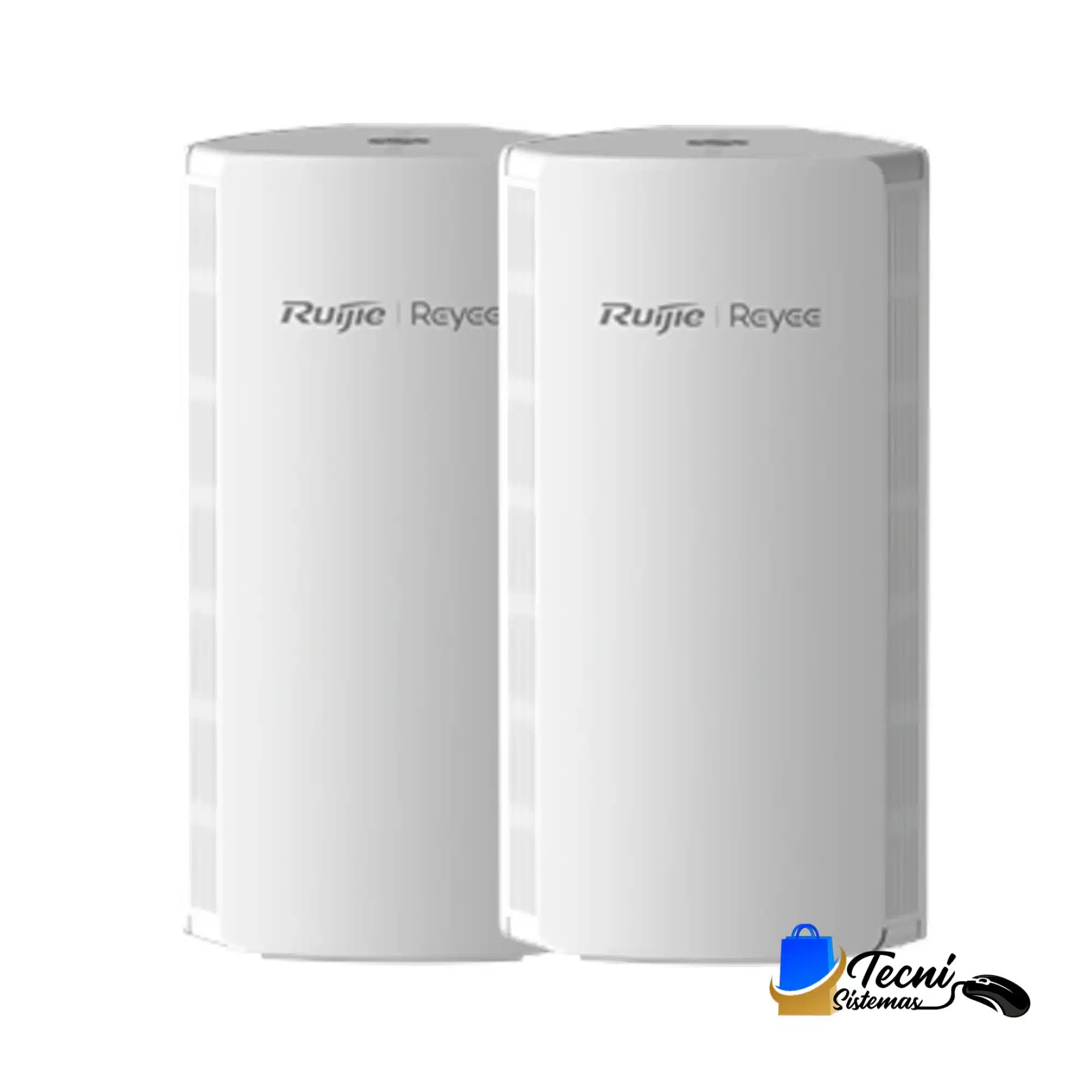 Ruijie Reyee 1800Mbs Wi-Fi 6 Dual-band Gigabit Mesh Tower Router – Pack of 2 (RG-M18(2PACK)) – 00-001-001 Router-reyee-home-rg-m18-2-pack-ax1800-wi-fi-6-con-tecnologia-mesh-01