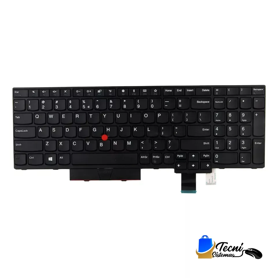 TEC5570_1024x1024 Teclado retroiluminado Lenovo ThinkPad P51S T580 P52S T570 01ER591 01HX231 01EN928 Español