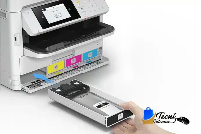 WF-C5810-690×460-8 Impresora Epson WorkForce Pro WF-C5810 multifuncional color con tecnología PrecisionCore Heat-Free — vista 3
