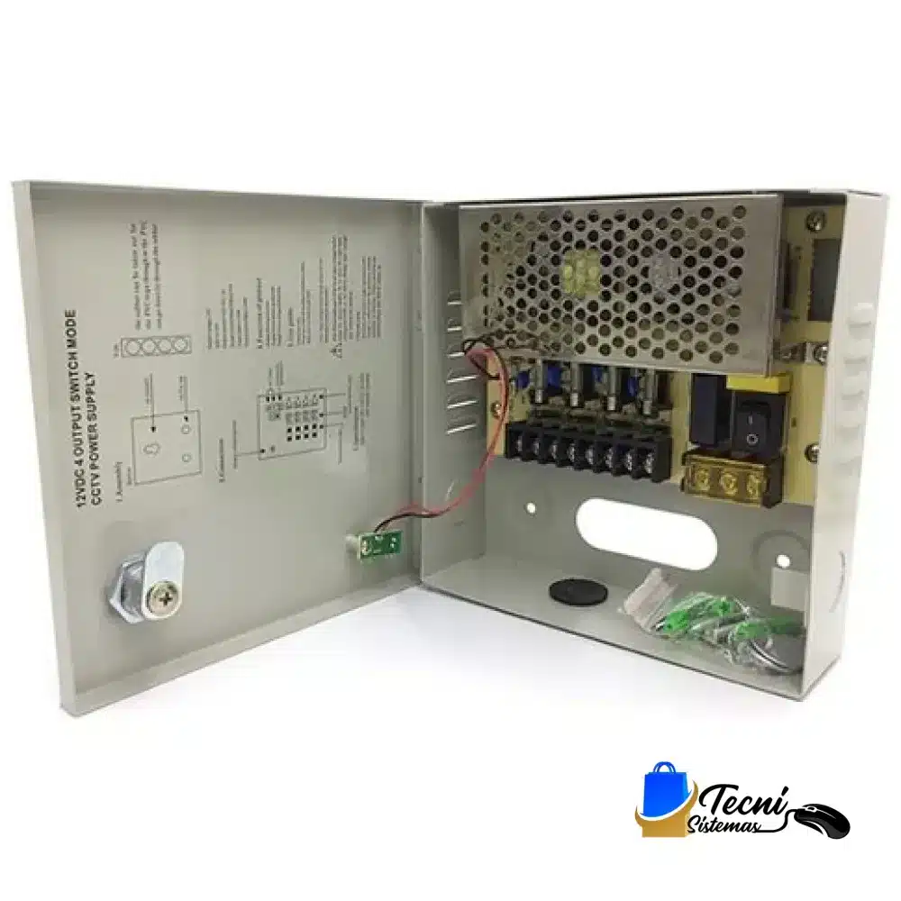 ZK-5A-4CH-1000×1000 Fuente-de-poder-para-camaras-12v-5a-con-4-tomas-de-salida-01