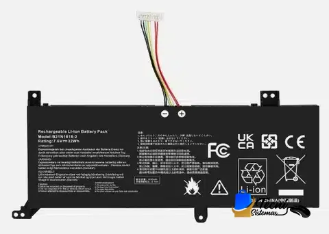 bat5642_large Batería compatible Asus B21N1818-2 21CP7/61/80 7.7V 37Wh Li-ion