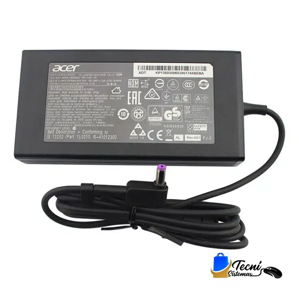 c762b476-7bdd-4d96-91f5-f2d8808760c8.1461d4a38e3660a54a8825510c9c8ea3 Cargador original Acer PA-1131-05 19V 135W conector 5.5x1.7 mm — vista 2