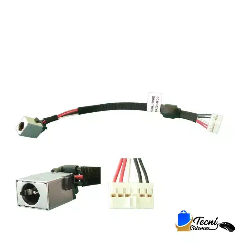 dc-jack-acer-aspire-5534-5538-dc301007y00-with-cable-6-pin Jack de carga con cable Acer DC301007Y00 19V para Aspire 5538/5538G/5530/5330/5730/5535