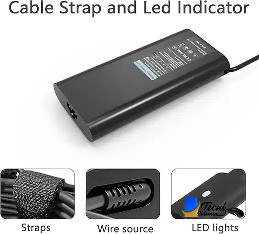 dell 130w 3 Cargador USB-C 130W 20V 6.5A para portátil Dell XPS, Precision y Latitude — vista 2