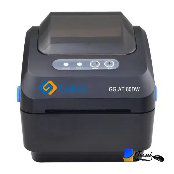gg-at-80dw-desktop-barcode-printer Impresora de códigos de barras GYG GG-AT 80DW térmica directa 203 dpi — vista 3
