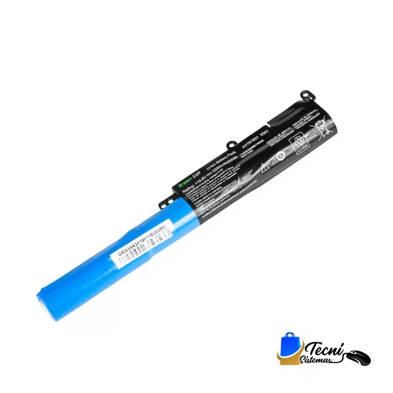 green-cell-laptop-battery-a31n1601-a31lp4q-for-asus-r541n-r541s-r541u-asus-vivobook-max-f541n-f541u-x541n-x541s Batería compatible ASUS X541 A31N1537 10.8V 33Wh 3 celdas — vista 2