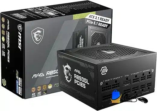 msi fuente Fuente de Poder MSI MAG A850GL 850W ATX 3.0 PCIe 5.0 Certificación 80 Plus Gold