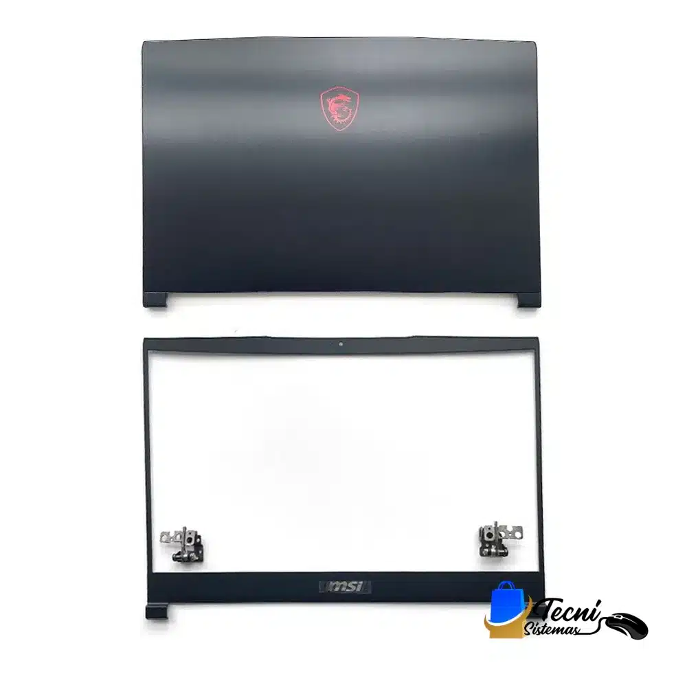 s-l1600 (13) Kit carcasa pantalla MSI GF63 Thin 8RC/8RD/9SCX MS-16R1/MS-16R3 15.6 pulgadas negro con back cover, bezel y bisagras
