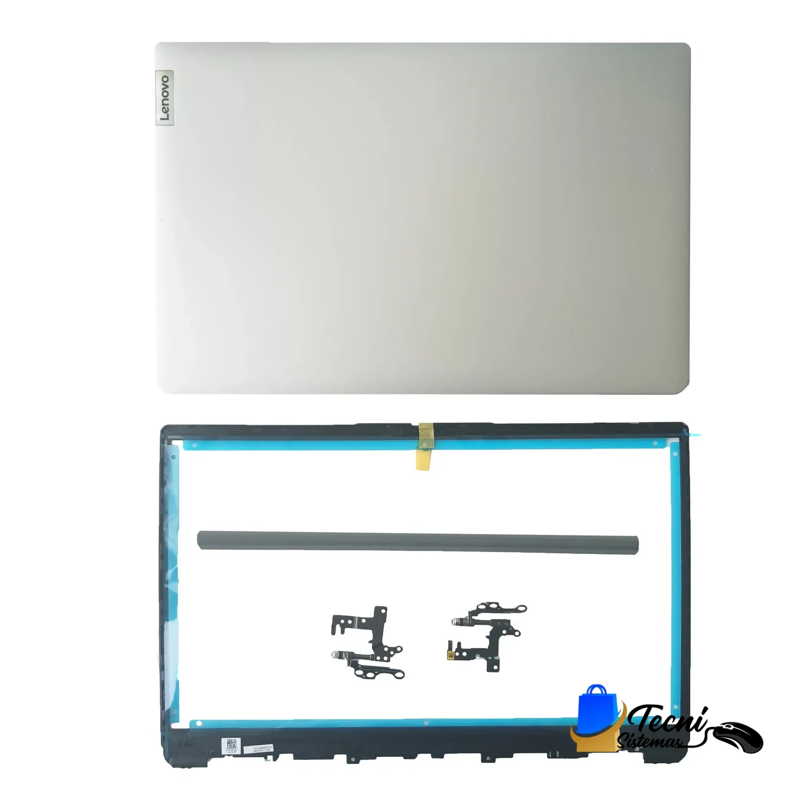 s-l1600 (2) Tapa trasera de pantalla LCD para Lenovo IdeaPad 1 15ADA7 / 15AMN7 15.6 pulgadas color plata
