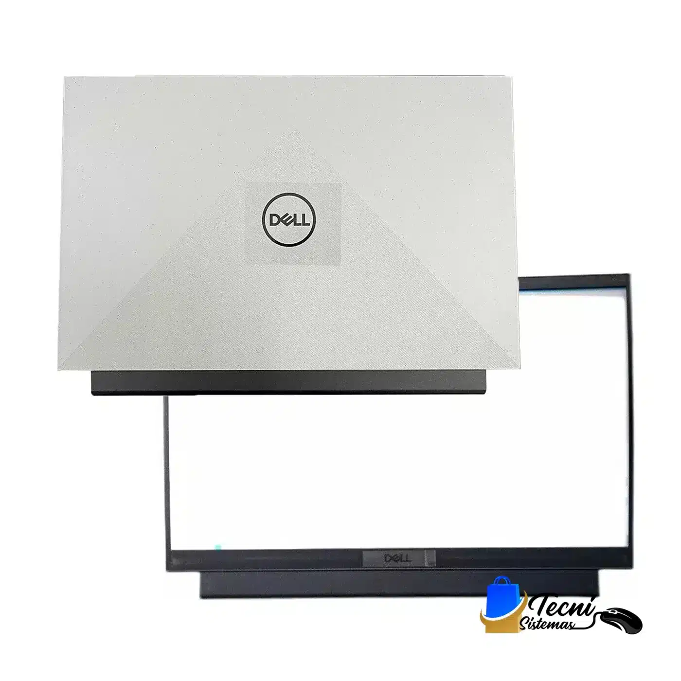 s-l1600 (7) Tapa trasera LCD Dell G15 5510 5511 5515 blanca, repuesto 0W9XD4