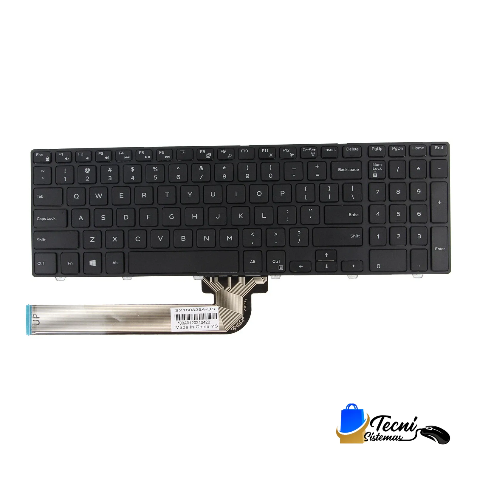 s-l1600 Teclado Dell Inspiron 15 3000 Series 3541 3542 3543 negro sin retroiluminación — vista 3