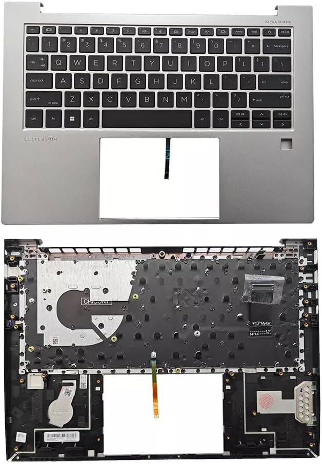 61kLhWIrTeL._AC_SL1000_ Carcasa superior palmrest con teclado retroiluminado para HP EliteBook 840 y 845 G9/G10 de color plata — vista 2