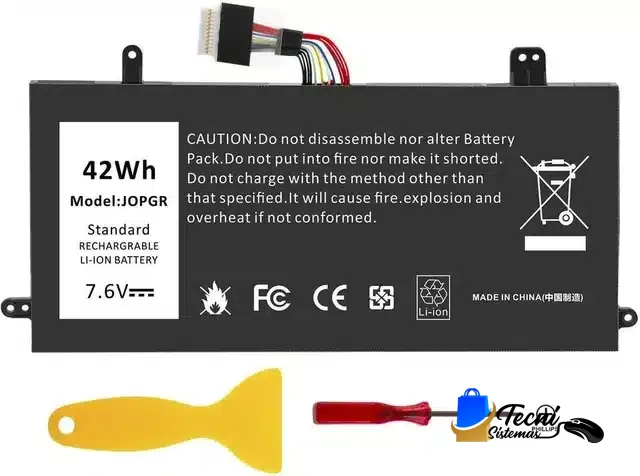 Batería Compatible Dell J0PGR JOPGR 42Wh 7.6V Batería Compatible Dell J0PGR JOPGR 42Wh 7.6V